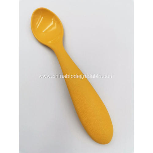 Compostable Non-toxic Natural Safe Frosted Handles Spoon
